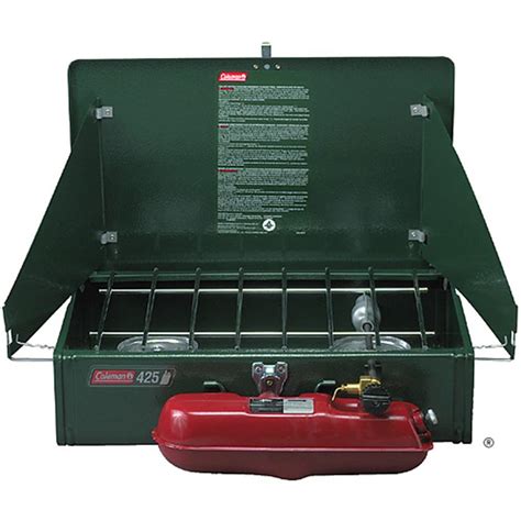 coleman no.237 single burner with metal storage box|coleman propane stove.